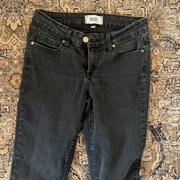 PAIGE Verdugo Ultra Skinny Jeans Grey 25 - Picture 2 of 6